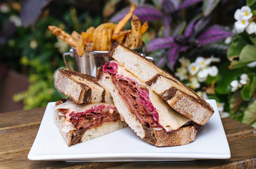 chhaya-smokehouse-Rueben-sandwitch