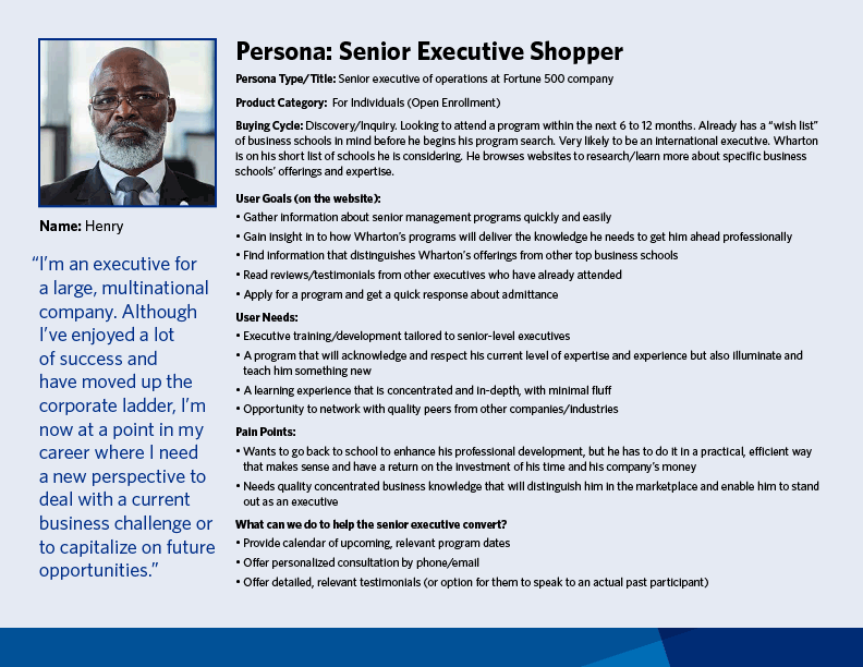 persona senior executive